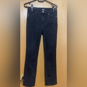Paige Cindy washed black jeans size 28